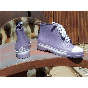 New UGG Wilshire Purple High Top Waterproof Sneakers